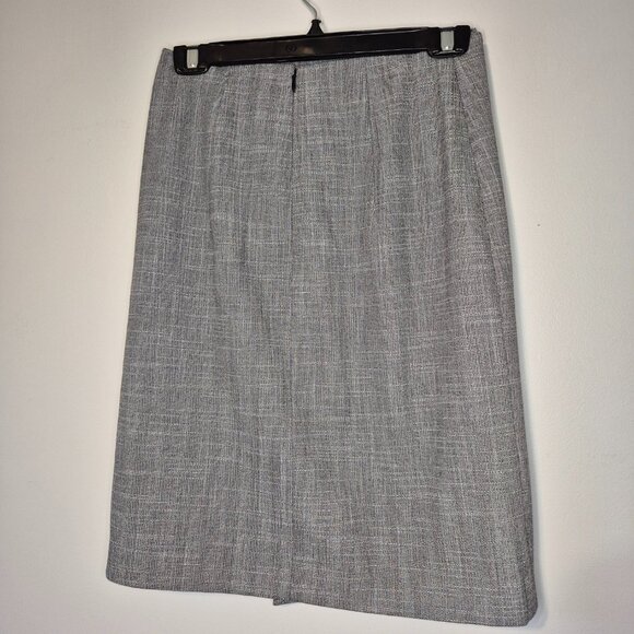 NWT Club Monaco Clert Jute Grey Pencil Skirt Size 0 - Picture 7 of 11